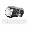 BRADY roterende zelflaminerende etikettencartridge voor DYMO XTL – 24mm x 4m, zwart op wit/transparant, industrieel polyester