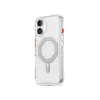 Skinarma Saido magnetische oplaadhoes voor iPhone 17 - transparant