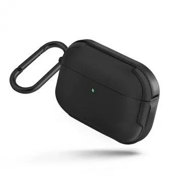 UNIQ Valencia antibacteriële hoes voor AirPods Pro – middernachtzwart