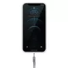 UNIQ Heldro Antimicrobial-hoesje voor iPhone 12/12 Pro 6,1 inch Natural Frost