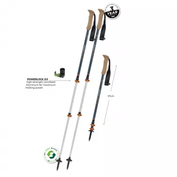 Komperdell Ridgehiker Zero trekkingstokken - Dark Sapphire