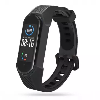 Tech-Protect Armour TPU-rubberen bandje voor Xiaomi Mi Band 7, zwart