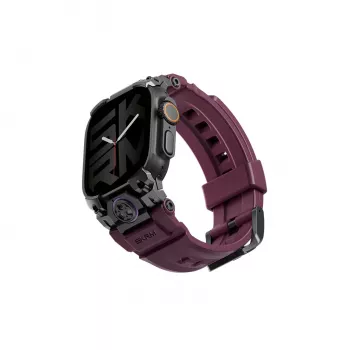 Skinarma Talon armband voor Apple Watch Ultra 49mm bordeauxrood