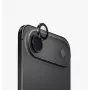 UNIQ Optix aluminium cameralensbeschermer met applicator voor Apple iPhone Air, Zwart