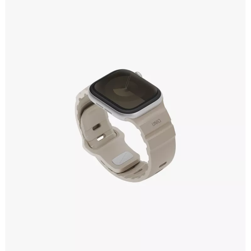 UNIQ Alton siliconen armband voor Apple Watch 42/41/40mm zandsteen