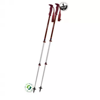 Komperdell Trailmaster Zero Compact trekkingstokken - Malbec