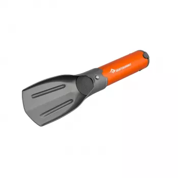 Sea to Summit Pocket Trowel Alloy - ultralichte opvouwbare campschep om een kuiltje te graven, geanodiseerd aluminium, 220mm uitgeschoven, 153mm ingepakt, 3.5oz, grijs/zilver