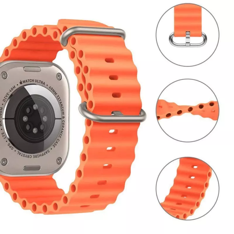 TECH-PROTECT IconBand Pro Apple Watch band 42/44/45/49mm oranje