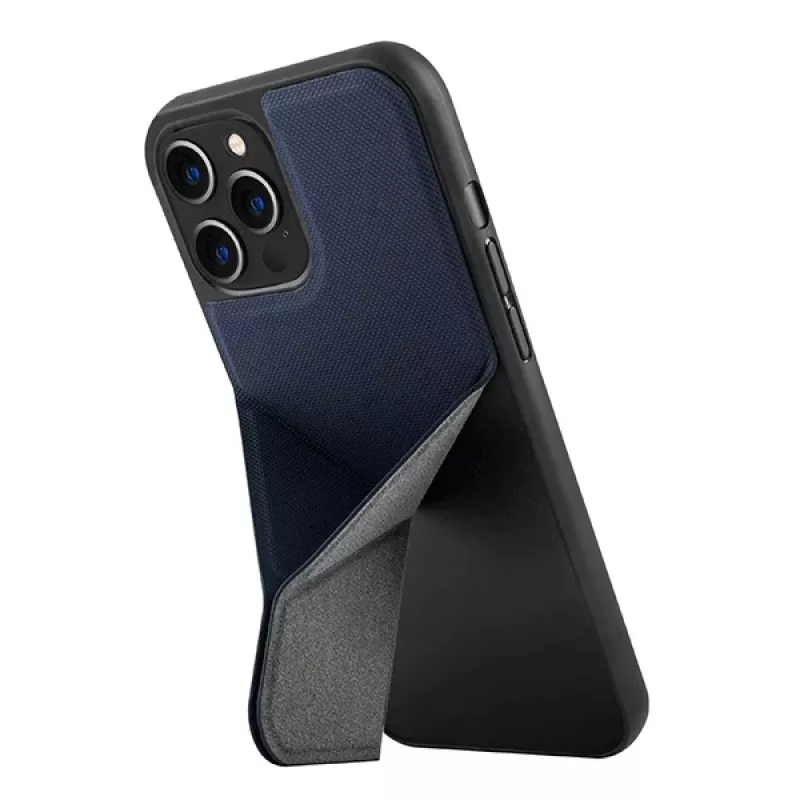 UNIQ Transforma folio hoes voor iPhone 12 Pro Max - elektrisch blauw