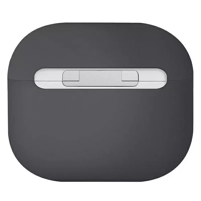 UNIQ Lino siliconenhoes voor AirPods 3e generatie, asgrijs