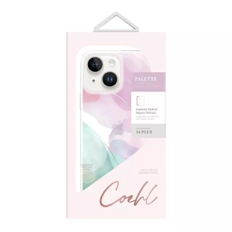 UNIQ Coehl Palette hoesje voor iPhone 14 Plus/15 Plus 6,7 inch Soft Lilac