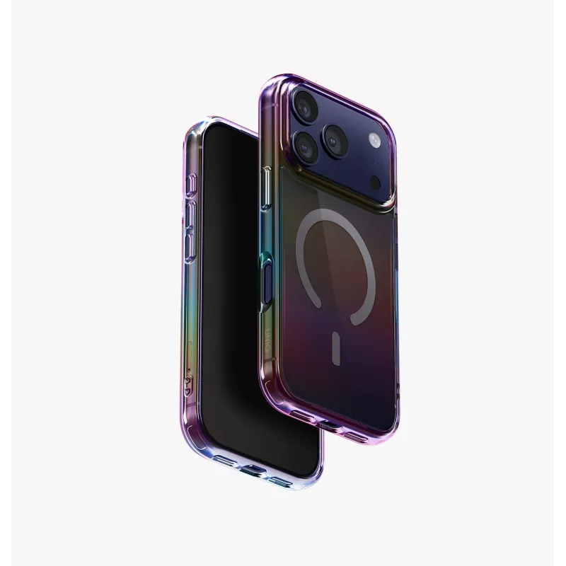 UNIQ Iridescia Magclick laadcase voor iPhone 17 Pro - Holo Quartz