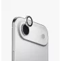 UNIQ Optix aluminium cameralensbeschermer met applicator voor Apple iPhone Air, Zilver