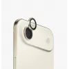 UNIQ Optix aluminium cameralensbeschermer met applicator voor Apple iPhone Air, Zilver