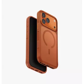 UNIQ Veren MagClick laadhoes voor iPhone 17 Pro Max, oranje