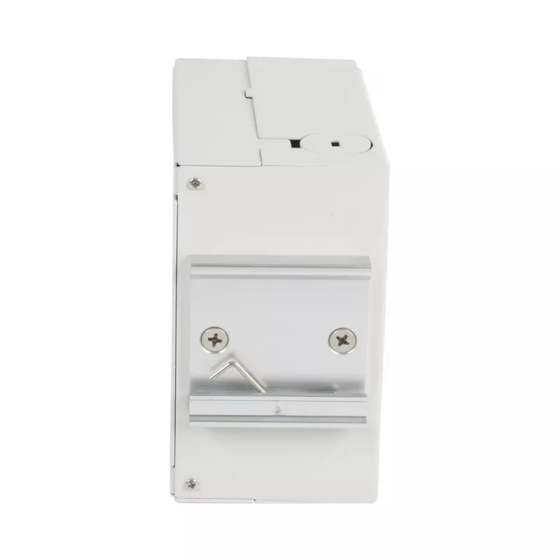 EFB DIN-rail verdeelbox OM4, 12x LC-pigtail, 6x LC-duplex koppeling, lichtgrijs