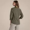 Craghoppers dames NosiLife Adventure langarmhemd III - Wild Olive - XL