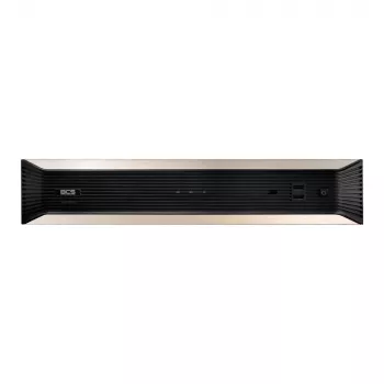 BCS 64-kanaals 4K AI netwerk-videorecorder, 8 bays RAID, 384 Mbps, gezichtsherkenning, ANPR, 2U rackmount