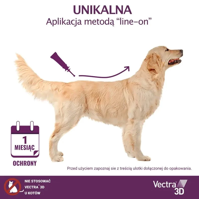 Ceva Vectra 3D Spot-On-oplossing voor honden 25-40 kg (3 pipetten)