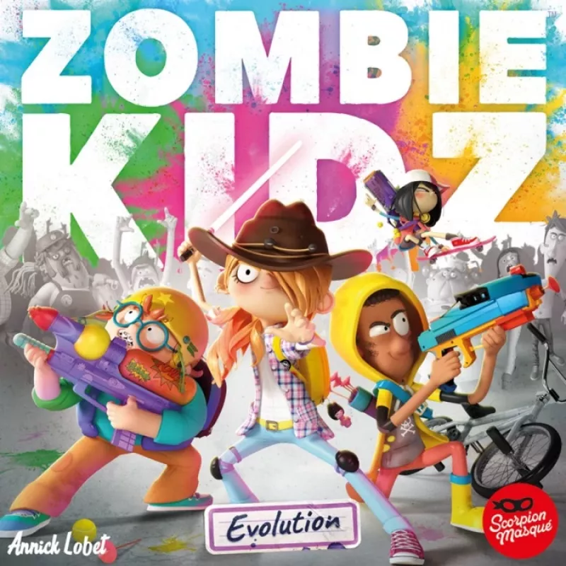 Zombie Kidz Evolution coöperatief legacy-bordspel voor kinderen en gezinnen