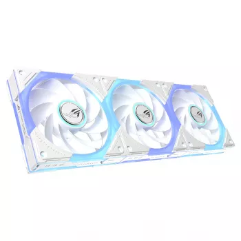 ASUS ROG Eurux GR120 ARGB Reverse-ventilator, 120 mm, 3-pack, wit (90DA00K3-B09020)