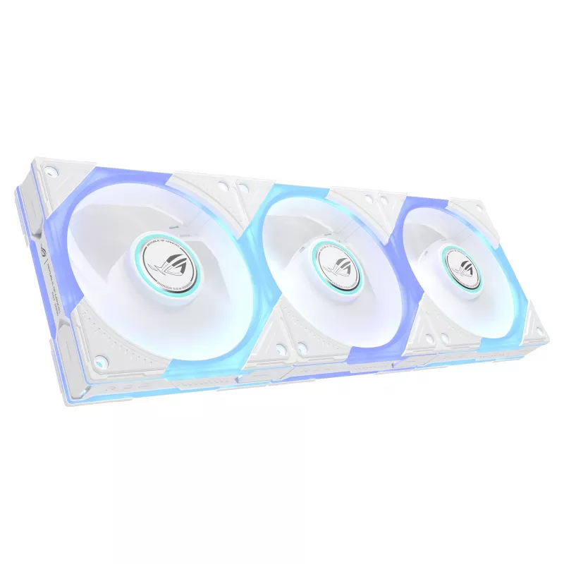 ASUS ROG Eurux GR120 ARGB Reverse-ventilator, 120 mm, 3-pack, wit (90DA00K3-B09020)