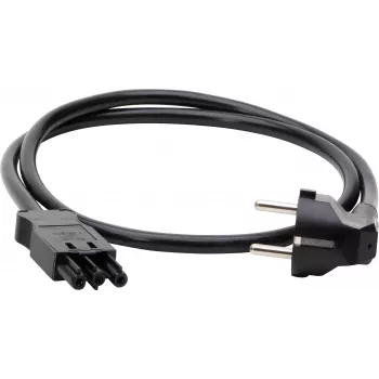 KOPP ELEKTROTECHNIK randaarde verlengsnoer, 1,5 mm², GST18i3-compatibel, 1 m, zwart