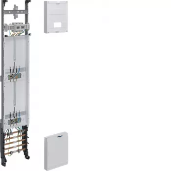 Hager compleet meterveld Z 1350x250mm 3-fase 2 meterplaatsen 10mm² met scheidingsfunctie