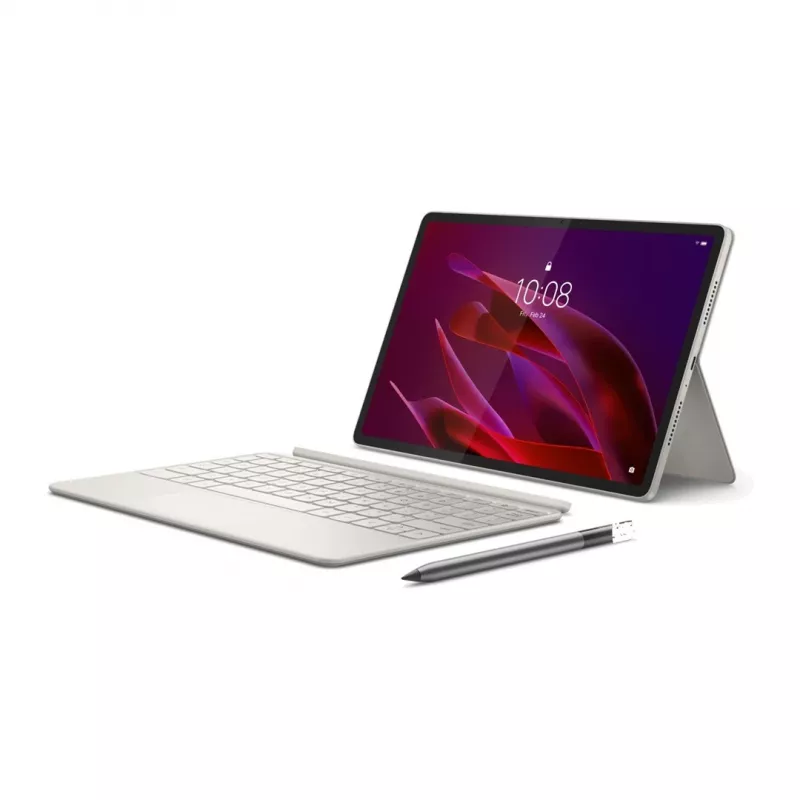 Lenovo Yoga Tab zilver folio-hoes met standaard en magneetsluiting