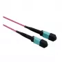 VALUE MPO-trunkkabel 50/125µm OM4, MPO/MPO, type A, violet, 15 m