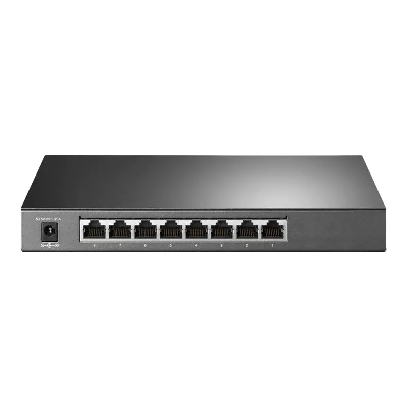 TP-Link Omada SG2008P 10-poorts Gigabit Smart PoE+ switch, 4× PoE+ 62W, 2× SFP, Cloud SDN, ventilatorloos, V3.3