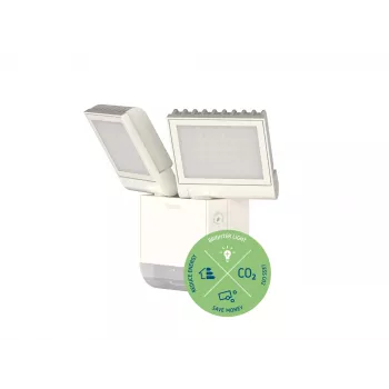 THEBEN theLeda S17-100 WH LED-schijnwerper met bewegingsmelder voor wandmontage 17W