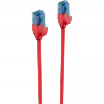 ShiverPeaks BASIC-S slim Cat6 U/UTP patchkabel, 3,0 m, rood
