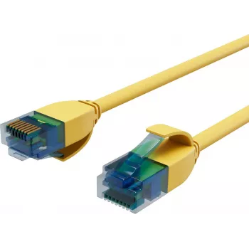 ShiverPeaks BASIC-S slim Cat.6 U/UTP patchkabel, 3m, geel