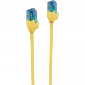 ShiverPeaks BASIC-S slim Cat.6 U/UTP patchkabel, 3m, geel