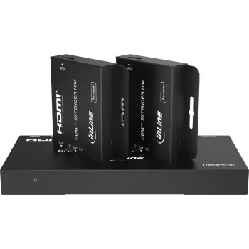 InLine® videosplitter/extender 1x2 Cat.6 HDMI 4K/30Hz set