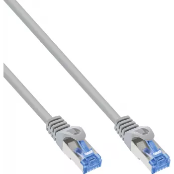 INLINE B-72603 Cat.6A S/FTP LSZH patchkabel, CCA, grijs, 3m, 40-pack