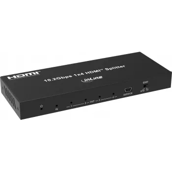 InLine® videosplitter, 1x4, HDMI 4K/30Hz (57887B)