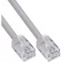 InLine® modulaire ronde kabel RJ12, stekker/stekker, 6-aderig, 6P6C, 15m, zwart