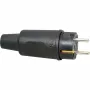 Kopp 179516009 Schuko-veiligheidsstekker, rubber, 16 A, 230 V, IP44, zwart