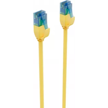 ShiverPeaks BASIC-S Slim Cat.6 U/UTP patchkabel, 5 m, geel