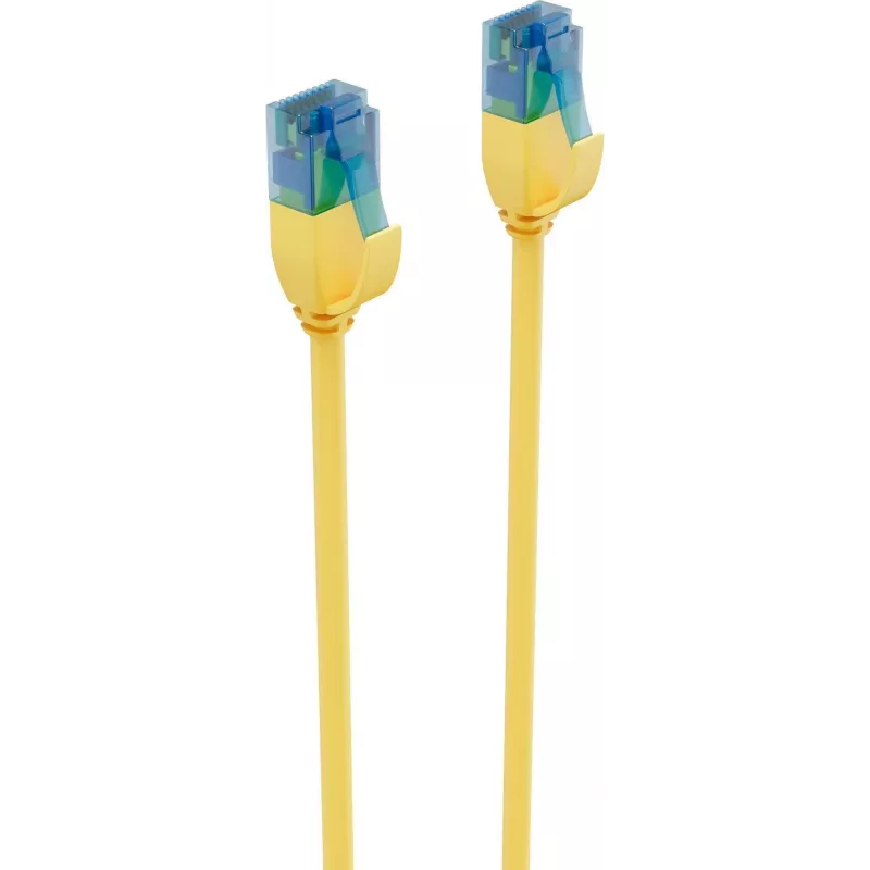 ShiverPeaks BASIC-S Slim Cat.6 U/UTP patchkabel, 5 m, geel