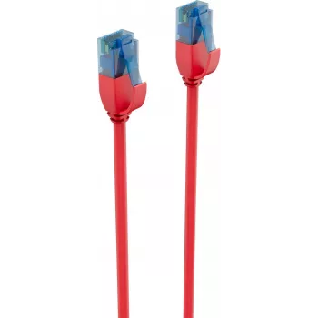 ShiverPeaks BASIC-S Slim Cat6 U/UTP patchkabel, 5 m, rood
