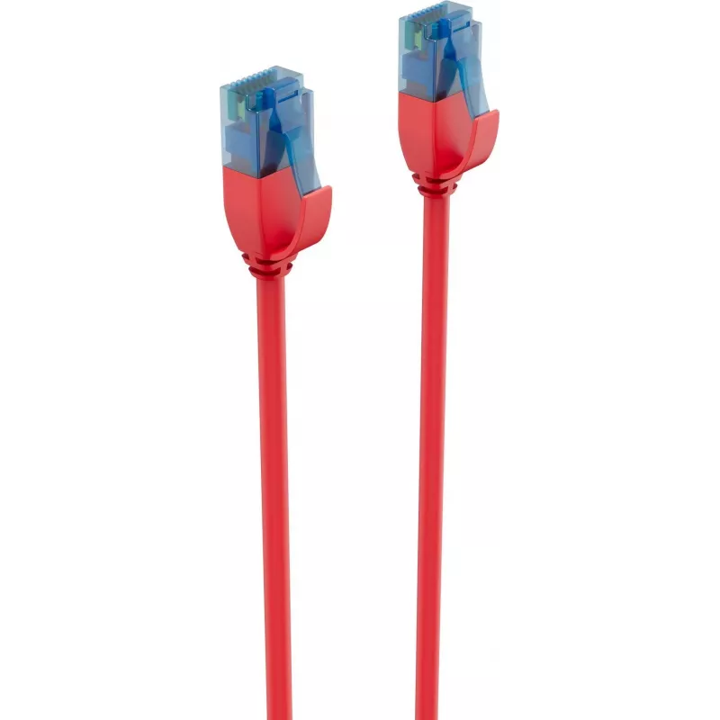 ShiverPeaks BASIC-S Slim Cat6 U/UTP patchkabel, 5 m, rood