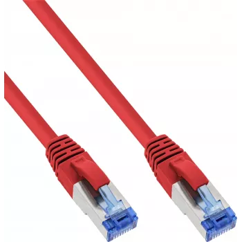 INLINE B-76805R 25-pack Cat.6A S/FTP LSZH patchkabel, 5m, rood