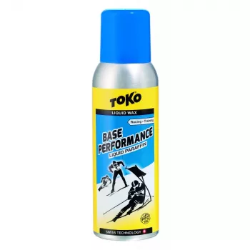 TOKO Base Performance vloeibare paraffine blauwe skiwas 125 ml - koude omstandigheden