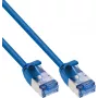 InLine® Slim U/FTP Cat.6A patchkabel, blauw, 10m, LSZH, 10Gbps