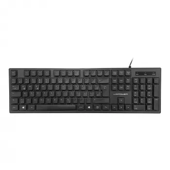 LC-Power LC-KEY-903DE kantoortoetsenbord, USB, zwart, Duitse layout