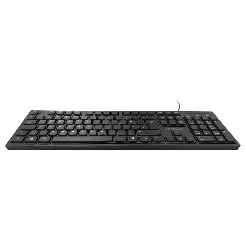 LC-Power LC-KEY-903DE kantoortoetsenbord, USB, zwart, Duitse layout