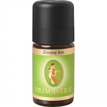PRIMAVERA bio citroenolie 5 ml - 100% puur natuurlijk aroma voor aromatherapie